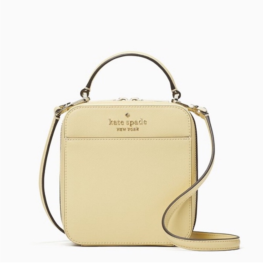 KATE SPADE NEW YORK | Leather Crossbody Bag | Yellow
